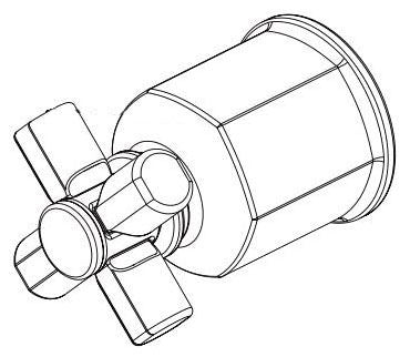 Brizo Invari RP101178SL Pressure Balance Valve with Diverter Trim - Diverter Cross Handle