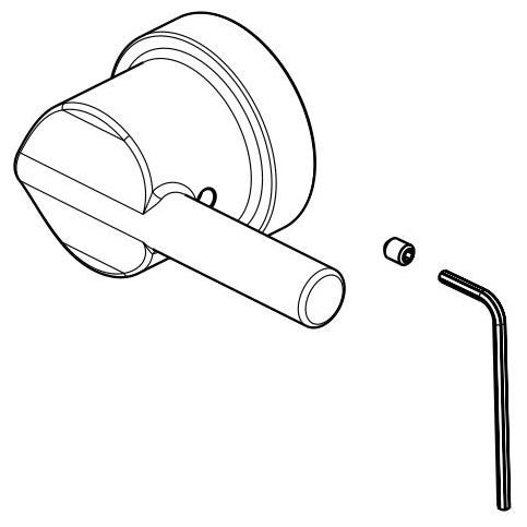 Delta Nicoli RP101303CZ Metal Lever Handle Kit - 14 Series