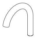 Brizo Odin RP101375PN Arc Prep Spout Assembly