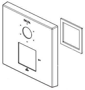 Delta Trillian RP101465PCPR Escutcheon and Gasket - 6 Setting