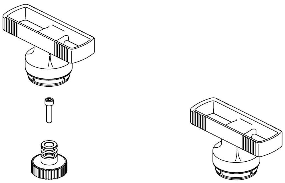 Brizo Kintsu RP101559PC Knob Handle Kit