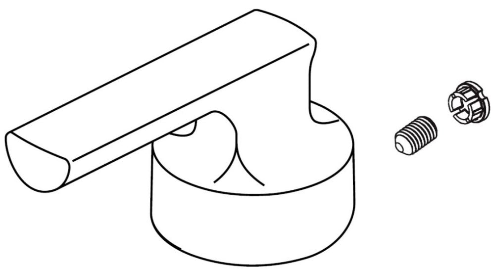 Brizo Frank Lloyd Wright RP101565SL Lever Handle, Button & Screw