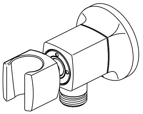 Brizo Kintsu RP101582GL Holder- Wall Outlet