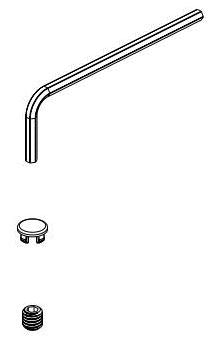 Brizo Essential Shower RP101669NK Set Screw and Cover