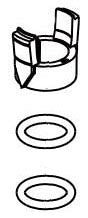 Brizo Kintsu RP101671 O-Ring and Clip