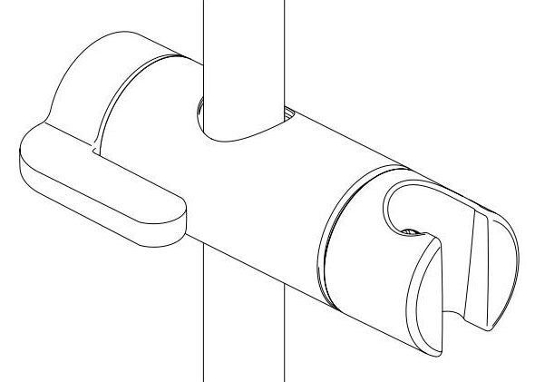 Brizo Essential Shower RP101697PC Slidebar Handshower Holder