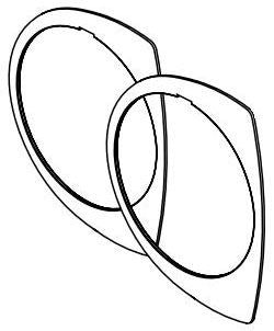 Delta Galeon RP101750 Roman Tub Handle Glide Rings