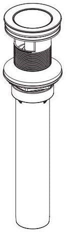 Peerless Precept RP101775BN Push pop assembly