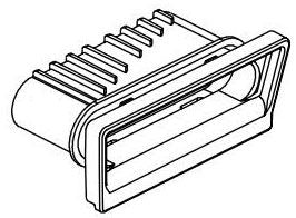 Brizo Frank Lloyd Wright RP101802PC Stream Straightener