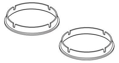Brizo Kintsu RP101925 Temperature Indicating Glide Rings, Tub Filler