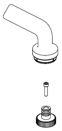 Brizo Allaria RP101987GL Handle Kit-Twist Lever - Free Standing Tub Filler