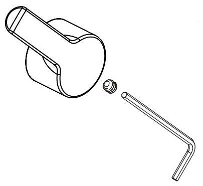 Peerless Flute RP102109 Handle & set screw