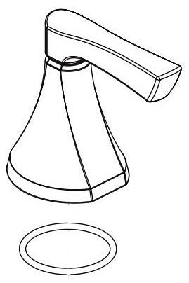 Delta Arcadia RP102175BL Two Metal Lever Handle Kit