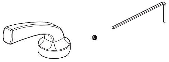 Delta Geist RP102241OB Single Metal Lever Handle Kit