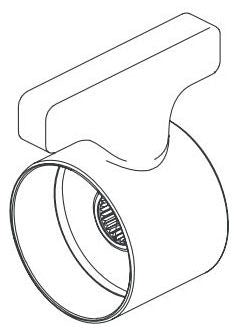 Delta Tetra RP103281BL Handle