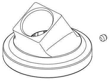 Delta Tetra RP103289PCPR Hand Shower Base & Set Screw