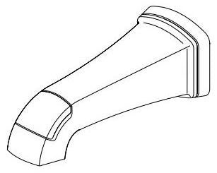 Delta Knoxville RP103560BL Tub Spout - Diverter