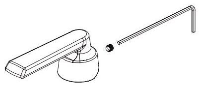 Delta Sparrow RP103561SP Single Metal Lever Handle Kit