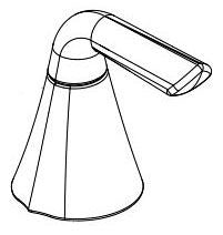 Delta Eldren RP103571BL Two Metal Lever Handle Kit