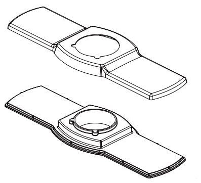 Delta Knoxville RP103574BL Escutcheon and Base Plate