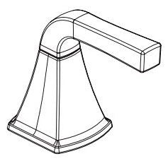Delta Knoxville RP103575CZ Two Metal Lever Handle Kit