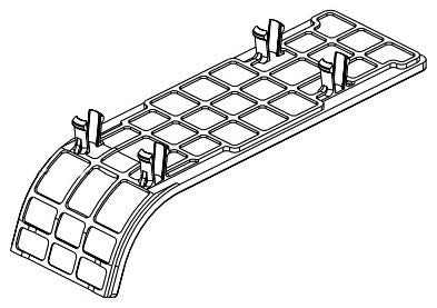 Delta Velum RP103583PC 1H Cover Plate Curved