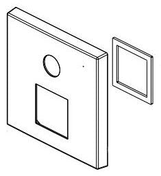 Delta Modern RP103705PC Escutcheon and Base Plate