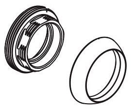 Peerless Ezra RP103883 Bonnet Nut & Cap