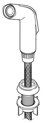 Brizo RP39739BN Spray and Hose Assembly