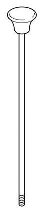 Delta Lahara RP51291 Lift Rod & Finial - Diverter - Roman Tub