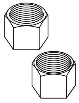 Peerless RP5404 Nuts - (2) - Coupling