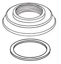 Delta Cassidy RP72715PN Base & Gasket - Low Arc Bathroom