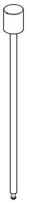 Brizo Odin RP73149GL Lift Rod Asembly