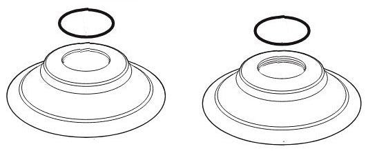 Brizo Traditional RP75241NK Floor Mount Riser Escutcheon
