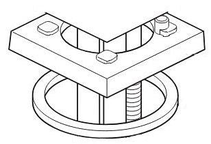 Delta Ara RP75410 Spout Base & Gasket - Single Hole Bathroom