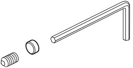 Delta Ara RP75499BL Spout Screw and Button - Roman Tub