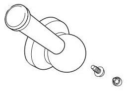 Brizo Artesso RP77550GL Handle, Screw and Button
