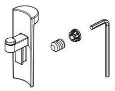 Brizo Litze RP90077SL Lift Rod, Finial, Set Screw, Button, Wrench - Roman Tub