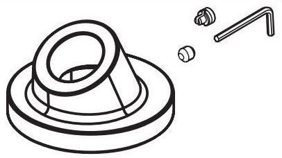 Brizo Litze RP90078SL Handshower base, Set Screw, Button, Wrench - Roman Tub