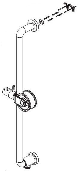 Brizo Litze RP90865SL Slide Bar Assembly