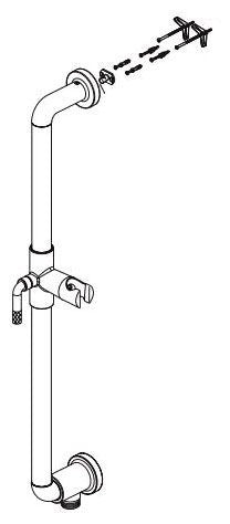Brizo Litze RP90866GL Slide Bar Assembly