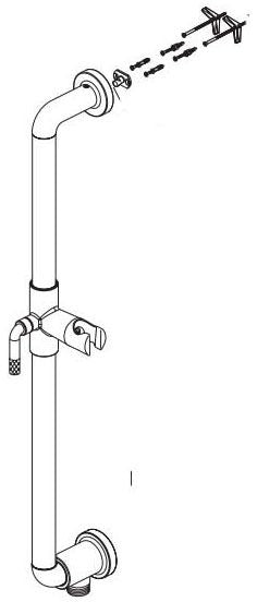 Brizo Litze RP90866SL Slide Bar Assembly