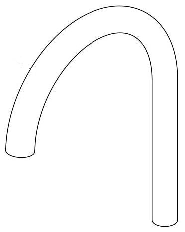 Brizo Litze RP91789SL Arc Spout Assembly