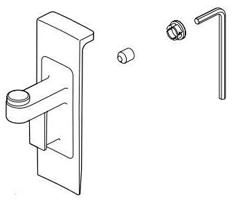 Brizo RP92218PC Lift Rod, Finial, Set Screw, Button and Wrench
