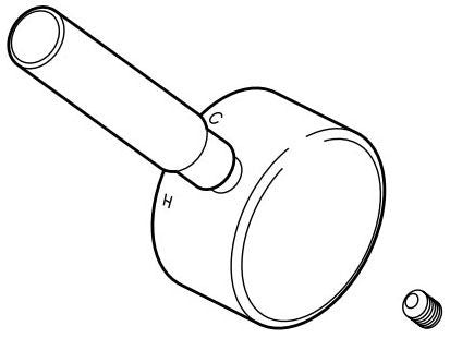 Delta Trask RP92381CZ Single Metal Lever Handle Kit