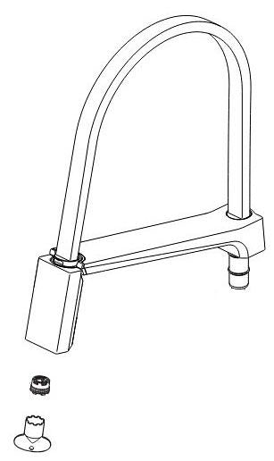 Delta Pivotal RP92603 Spout Assembly - Ribbon