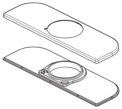 Peerless Precept RP93987BL Escutcheon and Base Plate