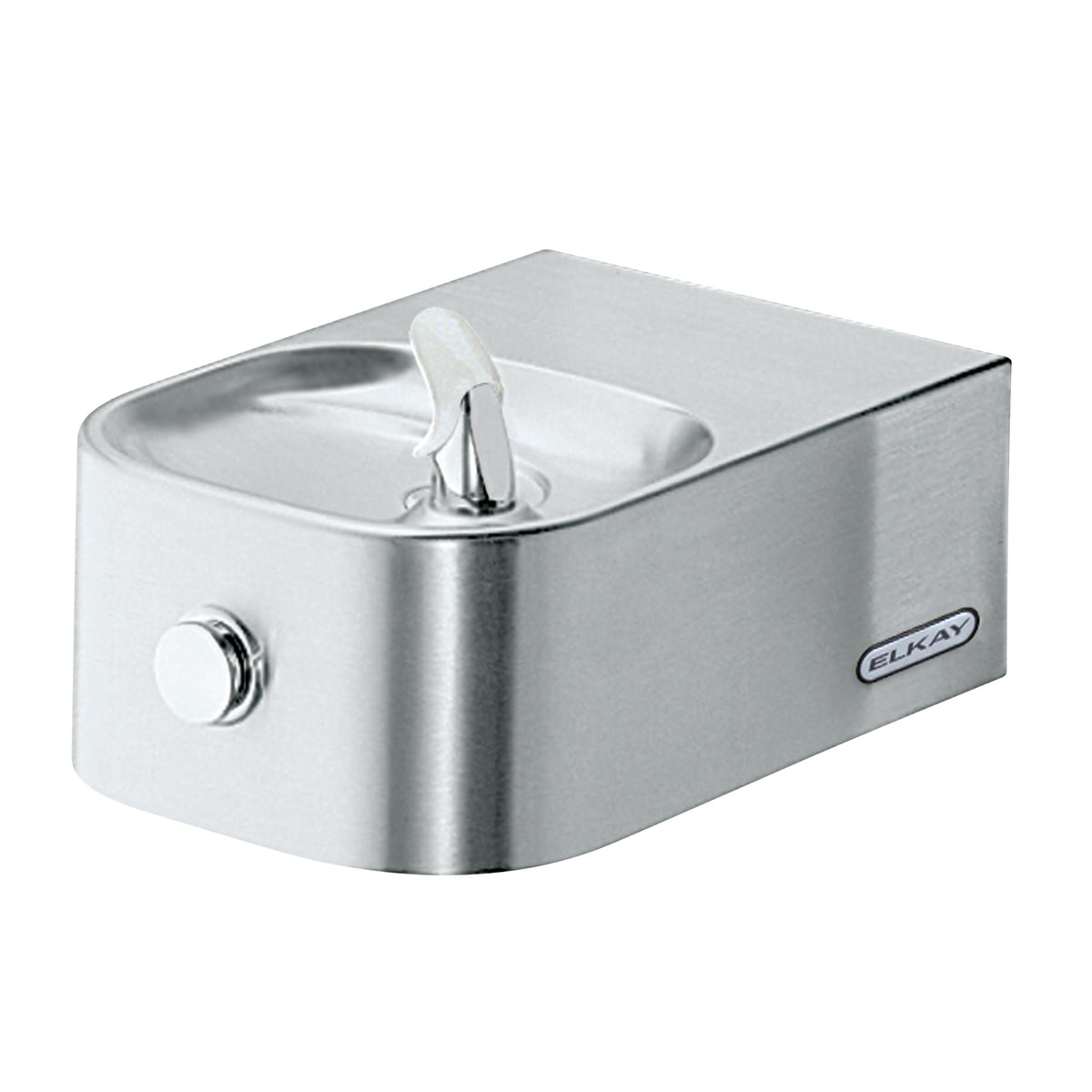 Elkay Soft Sides Single ADA Fountain Non-Filtered Non-Refrigerated Stainless