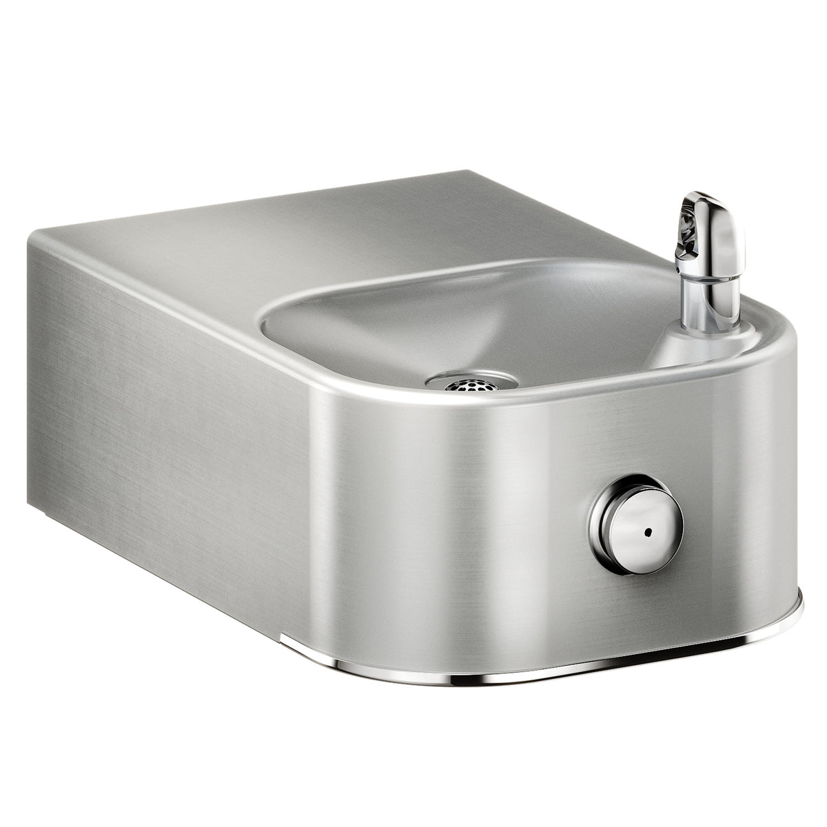 Elkay Soft Sides Single ADA Fountain Non-Filtered Non-Refrigerated Freeze Resistant Stainless