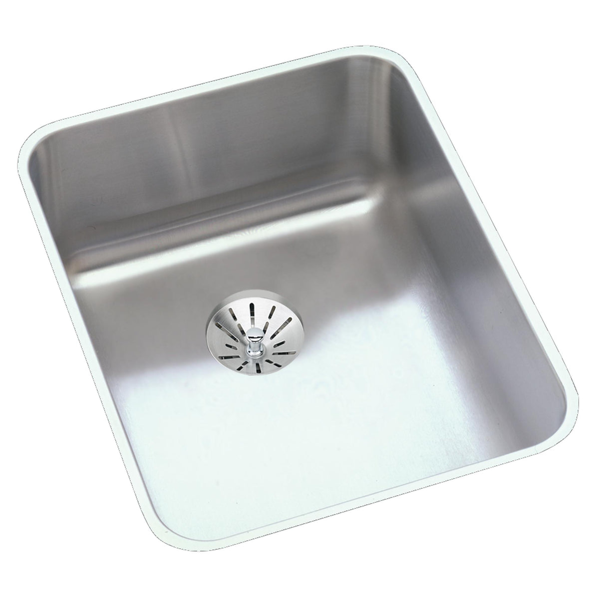 Elkay Lustertone Classic Stainless Steel 16-1/2" x 20-1/2" x 5-3/8" Single Bowl Undermount ADA Sink w/Perfect Drain®